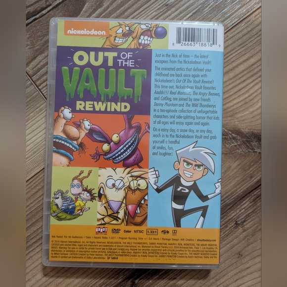 Nickelodeon: Out of The Vault Rewind DVD 2018 Cat Dog Wild Thornberrys Etc.. - Picture 2 of 4